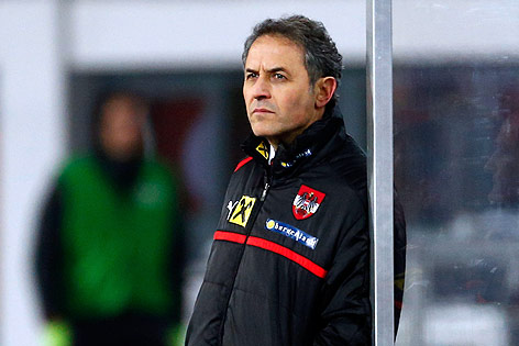 ÖFB-Trainer Marcel Koller mit ernstem Blick