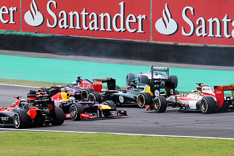 Unfall von Sebastian Vettel