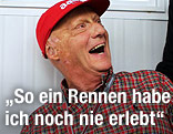 Niki Lauda lacht