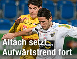 Philipp Wendler (Kapfenberg) und Christoph Schoesswendter (Altach)