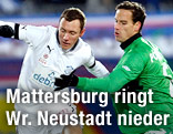 Mario Pollhammer (Wr.Neustadt) und Alexander Poellhuber (Mattersburg)