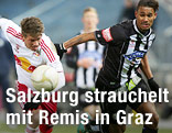 Franz Schiemer (Salzburg) gegen Rubin Okotie (Sturm)