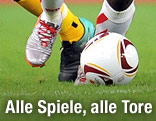 Füße mit Ball