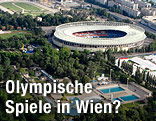 Luftansicht vom Ernst-Happel-Stadion