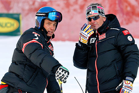 © GEPA/Mario Kneisl Benjamin Raich und ÖSV-Herren-Cheftrainer Mathias Berthold