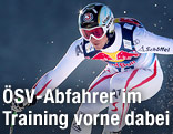 Hannes Reichelt beim Abfahrtstraining