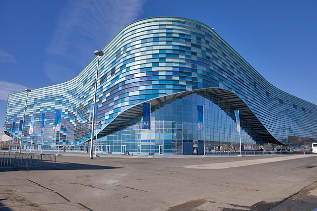 © AP/Ivan Sekretarev Eislaufcenter in Sotschi