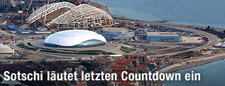Luftaufnahme von Sotschi