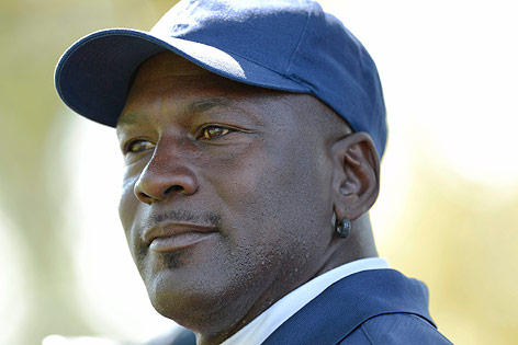 © APA/EPA//Erik S. Lesser Michael Jordan bei einem Benefiz-Golfturnier