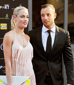 © APA/AP/Lucky Nxumalo-Citypress Reeva Steenkamp, Oscar Pistorius