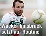 Roman Wallner (Wacker Innsbruck) während eines Testspiels in Side