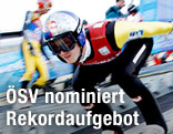 Skispringer Thomas Morgenstern auf der Schanze