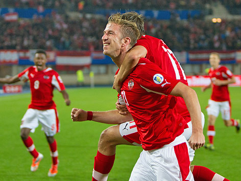 © ORF.at/Christian Öser Torjubel von Marc Janko im ÖFB-Dress