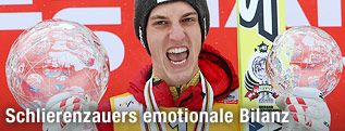 Gregor Schlierenzauer jubelnd