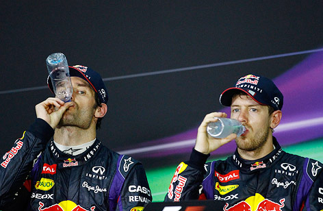 © APA/EPA/Ahmad Yusni Sebastian Vettel, Mark Webber