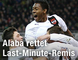 Jubel von David Alaba