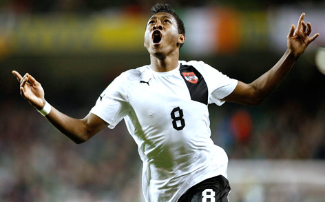 Jubel von David Alaba