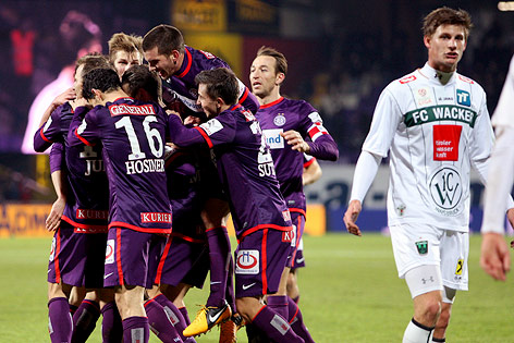 © GEPA/Christian Ort Austria-Spieler jubeln