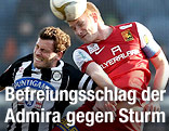 Jürgen Säumel (Sturm) und Bernhard Schachner (Admira)