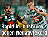 Carlos Merino Gonzalez (Innsbruck) und Deni Alar (Rapid)