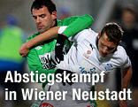 Ilco Naumoski (Mattersburg) und Christian Ramsebner (Wr. Neustadt)