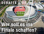Londoner Wembley-Stadion von oben