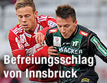 Marco Meilinger (Ried) und Daniel Schütz (Wacker)
