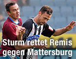 Manuel Prietl (Mattersburg) und Michael Madl (Sturm)