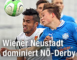 Stephan Palla (Admira) und Stefan Rakowitz (Wr.Neustadt)