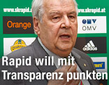 Rapid-Präsident Rudolf Edlinger