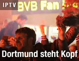 Jubelnde BVB-Fans