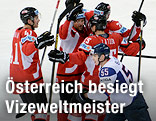 Jubel der ÖEHV-Spieler