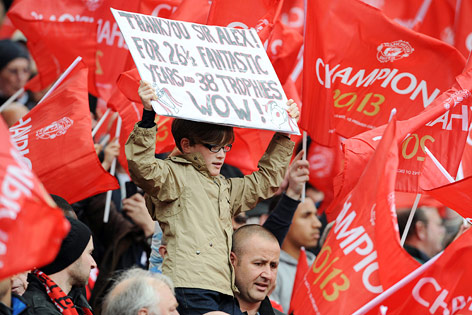Fans im Old Trafford