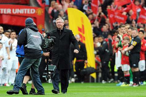 Alex Ferguson betritt das Feld