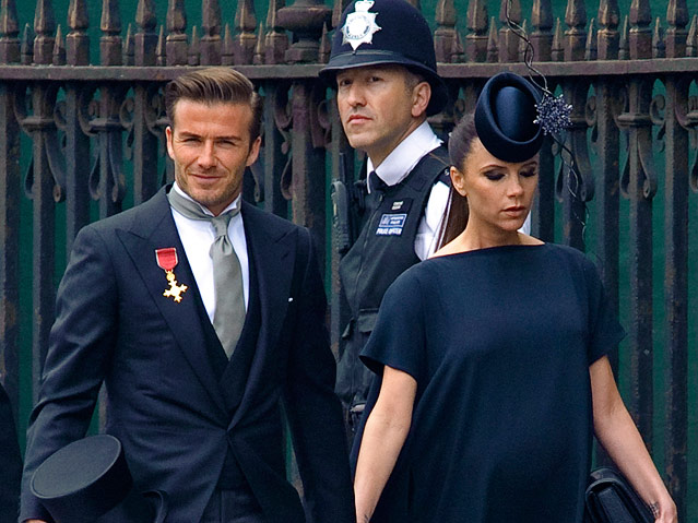 © Reuters David und Victoria Beckham