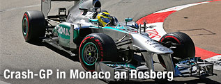 Nico Rosberg vor Sebastian Vettel