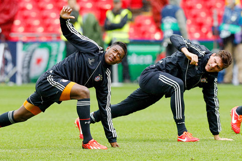 © GEPA/David Rodriguez David Alaba und Mario Gomez (Bayern)