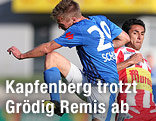 Lukas Schubert (Grödig) und Sales Ronivaldo Bernardo (Kapfenberg)