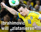 Kopfball von Zlatan Ibrahimovic (SWE)