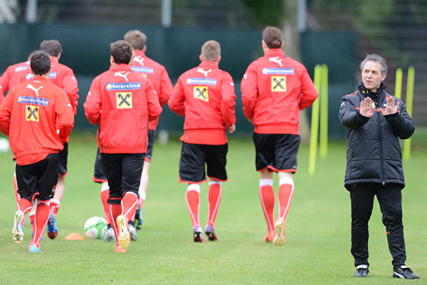 © APA/Robert Jäger Teamchef Marcel Koller während des Trainings