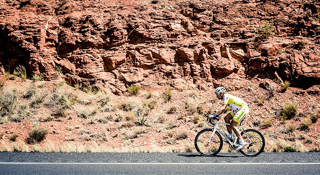 © Alexander Karelly/lupispuma.com Christoph Strasser beim Race Across America 2013