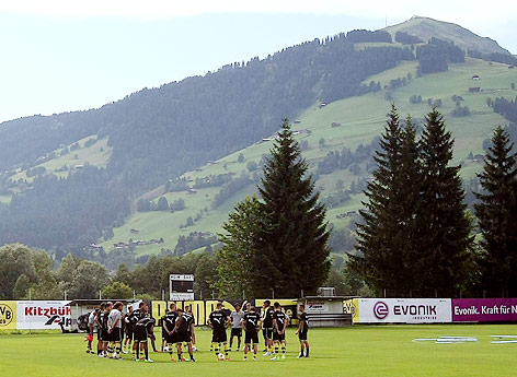 © GEPA/Andreas Pranter Dortmund-Spieler beim Training in Brixen, Österreich, 2012