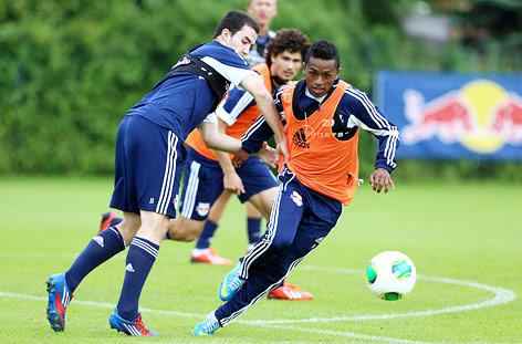 Salzburgs Neuzugang Yordy Reyna beim Training