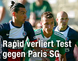 Javier Pastore (PSG) und Dominik Wydra (Rapid)