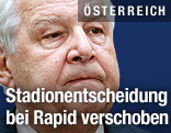 Rapid-Präsident Rudolf Edlinger