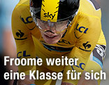 Christopher Froome beim Einzelzeitfahren