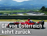 Michael Schumacher 2003 auf dem Spielbergring