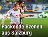 Zweikampf im Spiel Salzburg gegen Fenerbahce