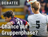 Spielszene bei Austria gegen Hafnarfj&ouml;rdur