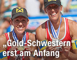 Doris und Stefanie Schwaiger mit Goldmedaille